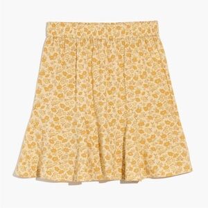 NWT Madewell Pull-On Swing Mini Skirt in Piccola Floral